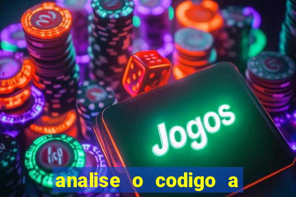 analise o codigo a seguir 1 import javax.swing.joptionpane